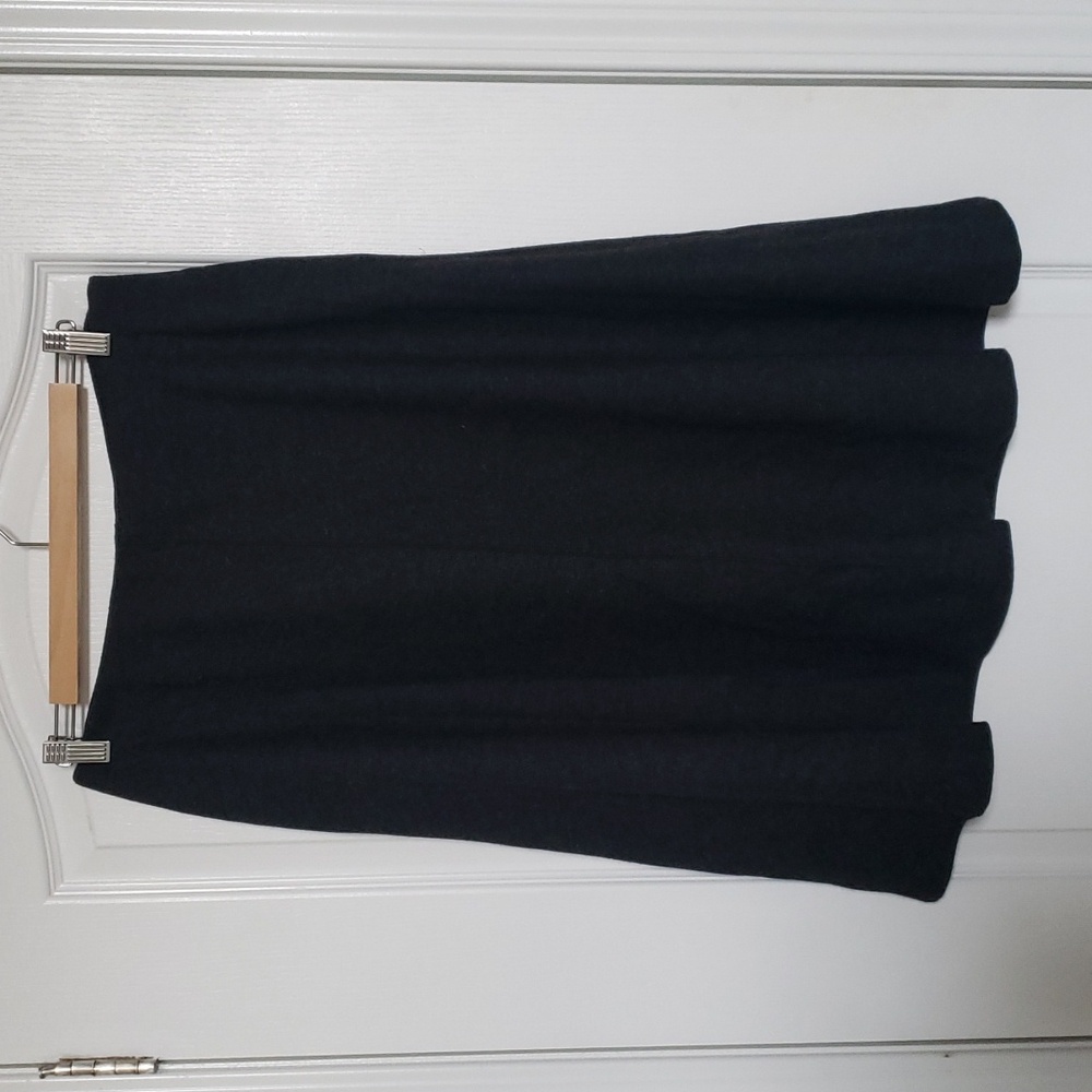 Uniqlo wool blend high waisted flare skirt